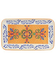 Laurie Gates Hand Painted Tierra Stoneware Serving Platter