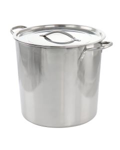 Gibson Everyday Whittington 16 Quart Stainless Steel Stock Pot with Lid