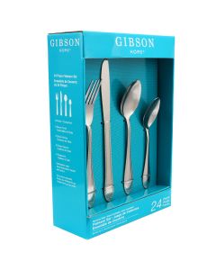 Gibson Home New Wilmington Flatware Set, Set of 24
