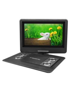 Trexonic Portable TV+DVD Player with Color TFT LED Screen and USB/HD/AV Inputs